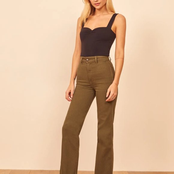 Reformation Black Kelley Top (L) - Size Sold out - Picture 4 of 5